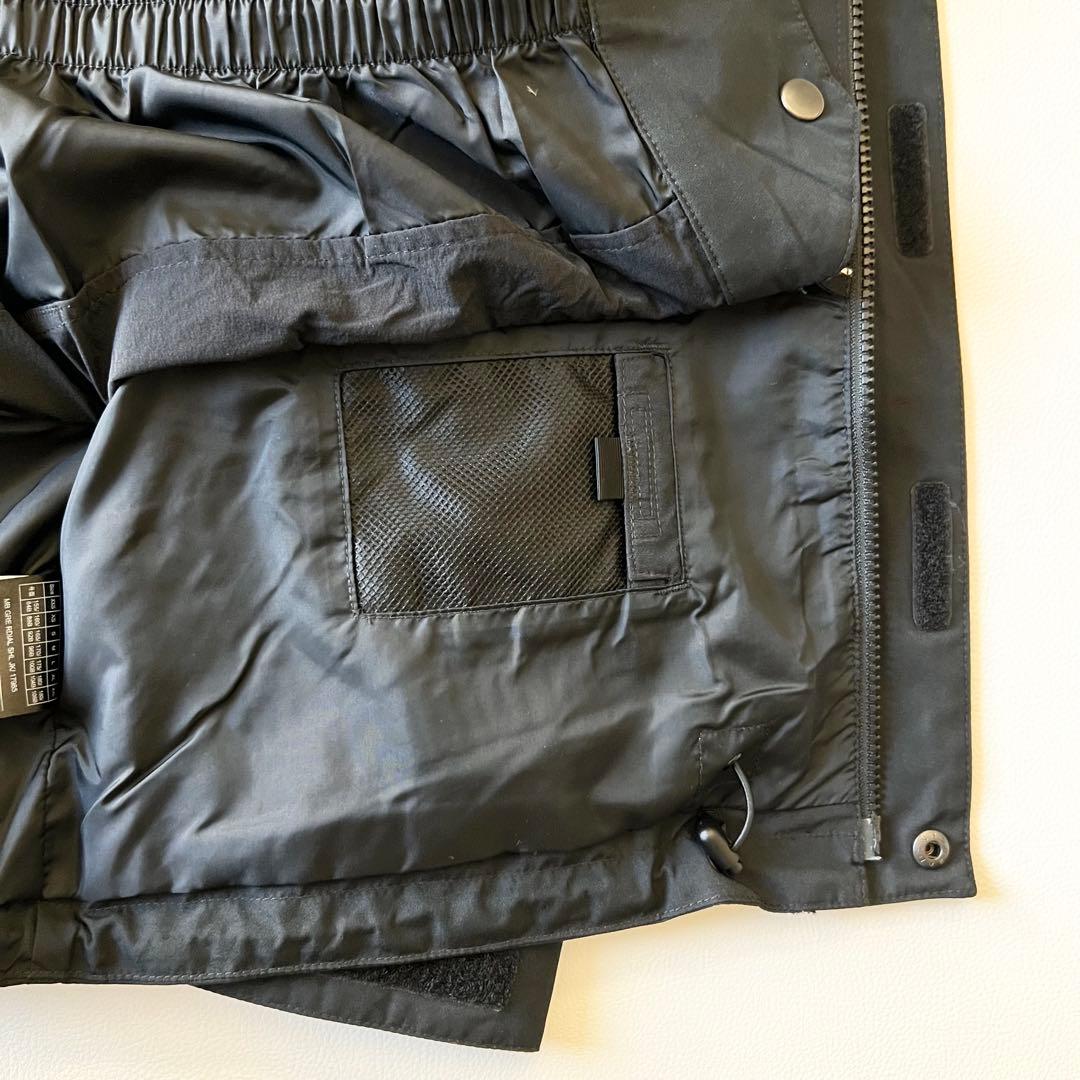 3234【美品】バートン　ジャケット ゴアテックス 無地 メンズ 黒　S