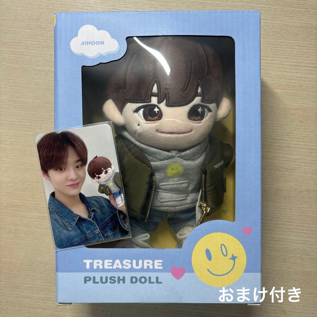 treasure plush doll ジフン トレカ付き おまけ付き
