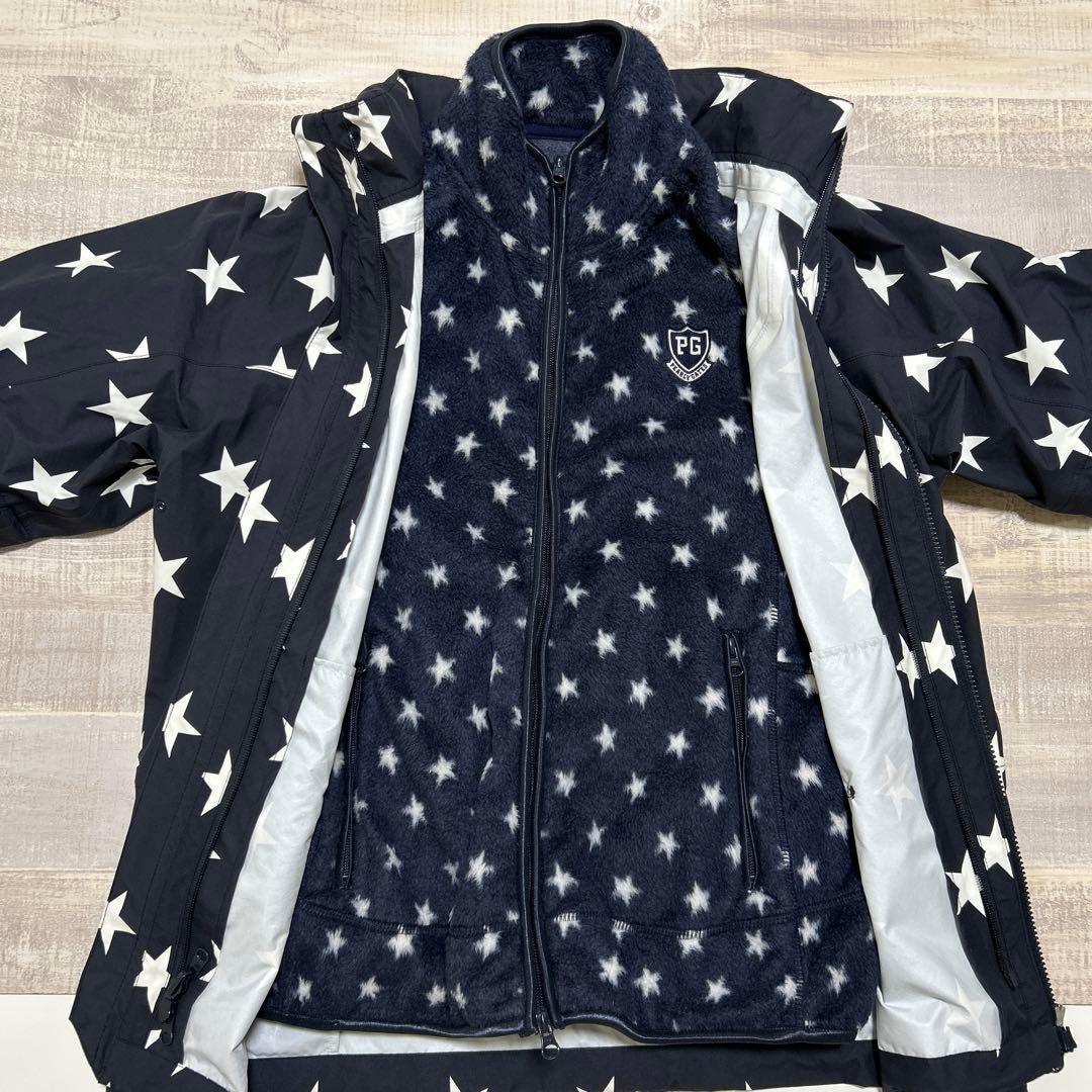 パーリーゲイツ★2点セット★袖フード着脱可能★撥水★4Way【メンズサイズ4（M