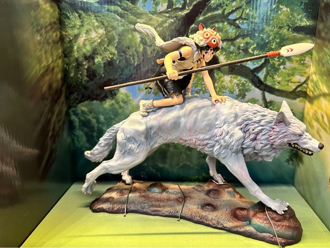 もののけ姫　サンと犬神　コミニカ　メモリアルコレクションフィギュア