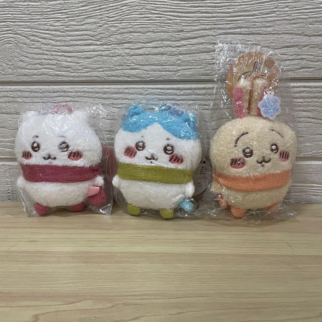 【未開封】初版品 ちいかわ ぬくぬくの装いマスコット ハチワレ うさぎ 希少