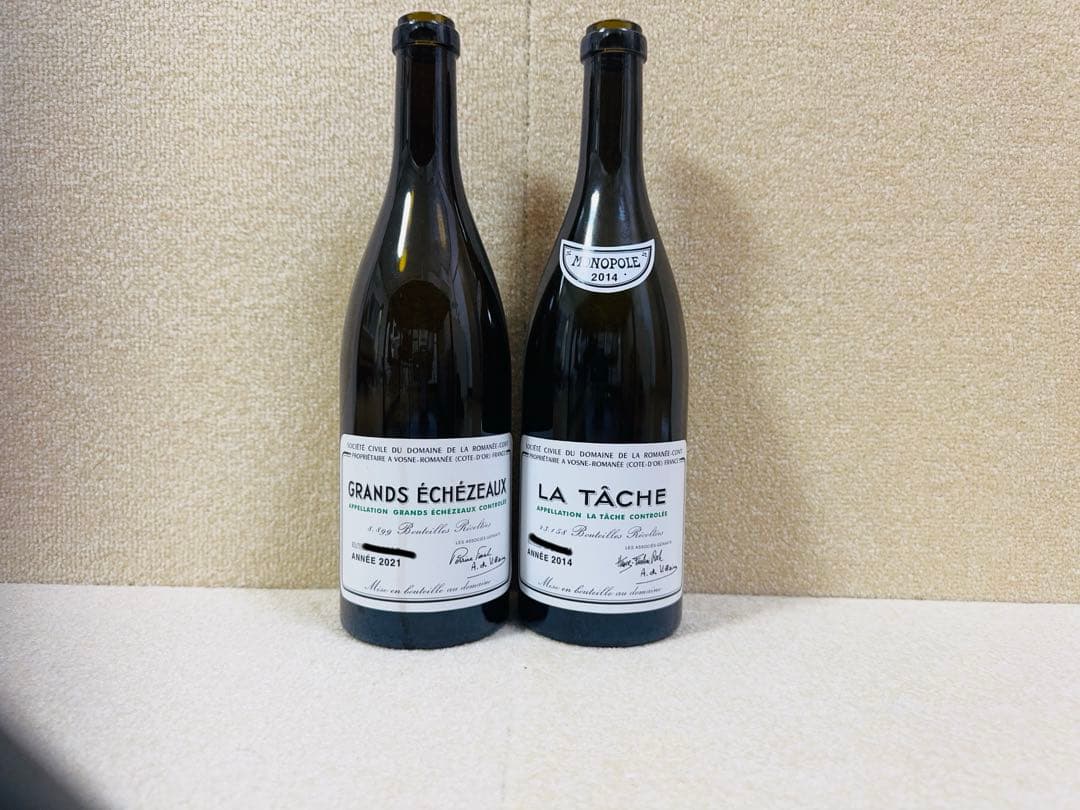 グラン エシェゾー 2021年 & ラ タッシュ 2014年 セット【空瓶】
