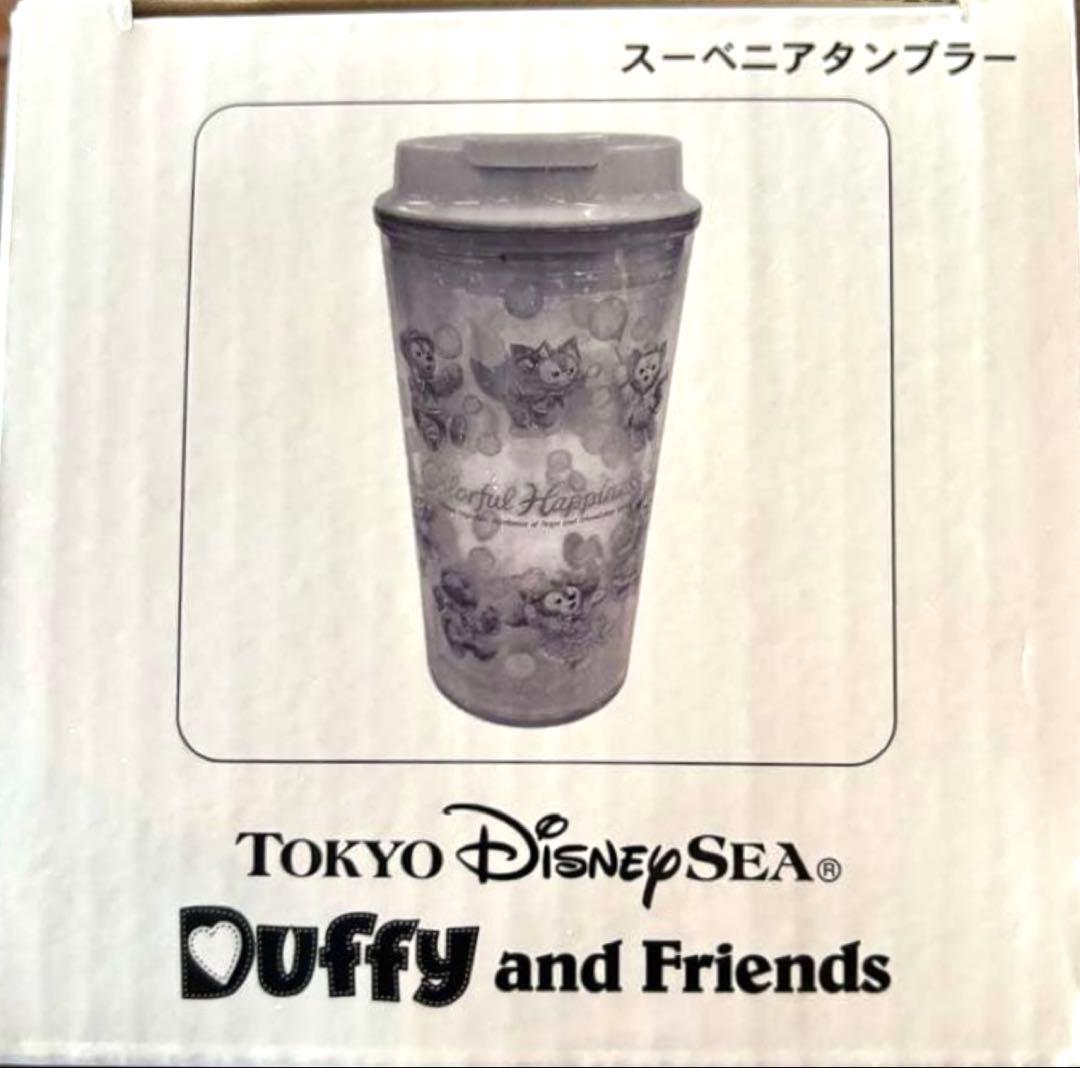 販売終了品（ダッフィー カラフルハピネス マグカップ・ポーチ・ボトル4点セット）