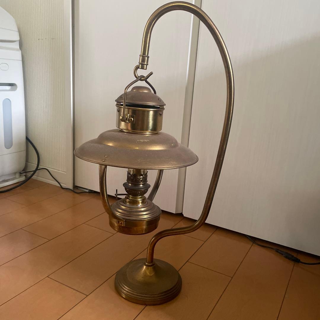 ゴールド 真鍮ランタンスタンド フック付き