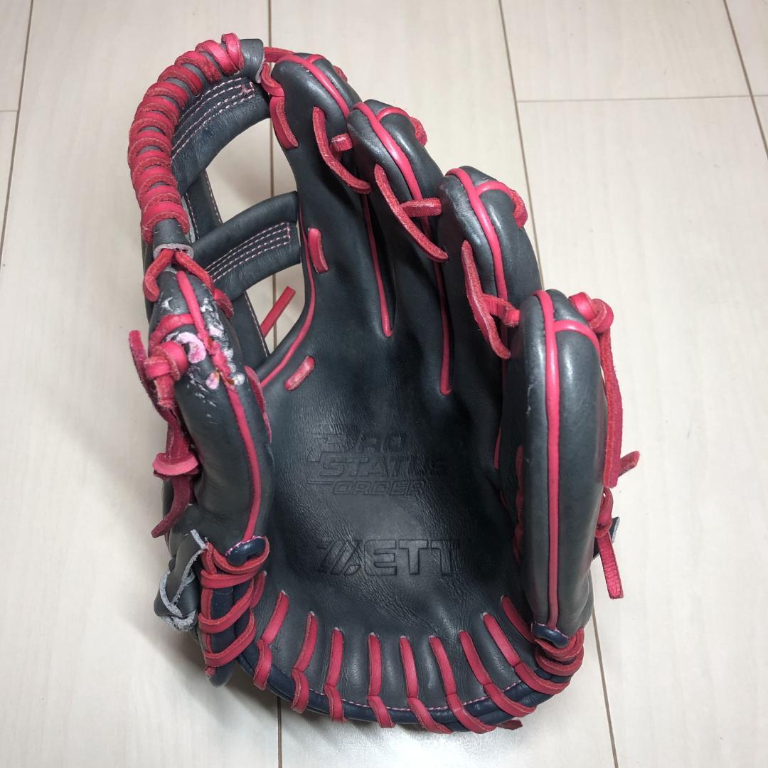 ZETTゼット プロステータスオーダー軟式内野手グラブ
