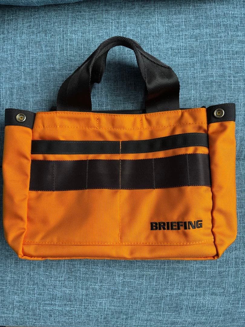 【美品】BRIEFING オレンジ トートバッグ