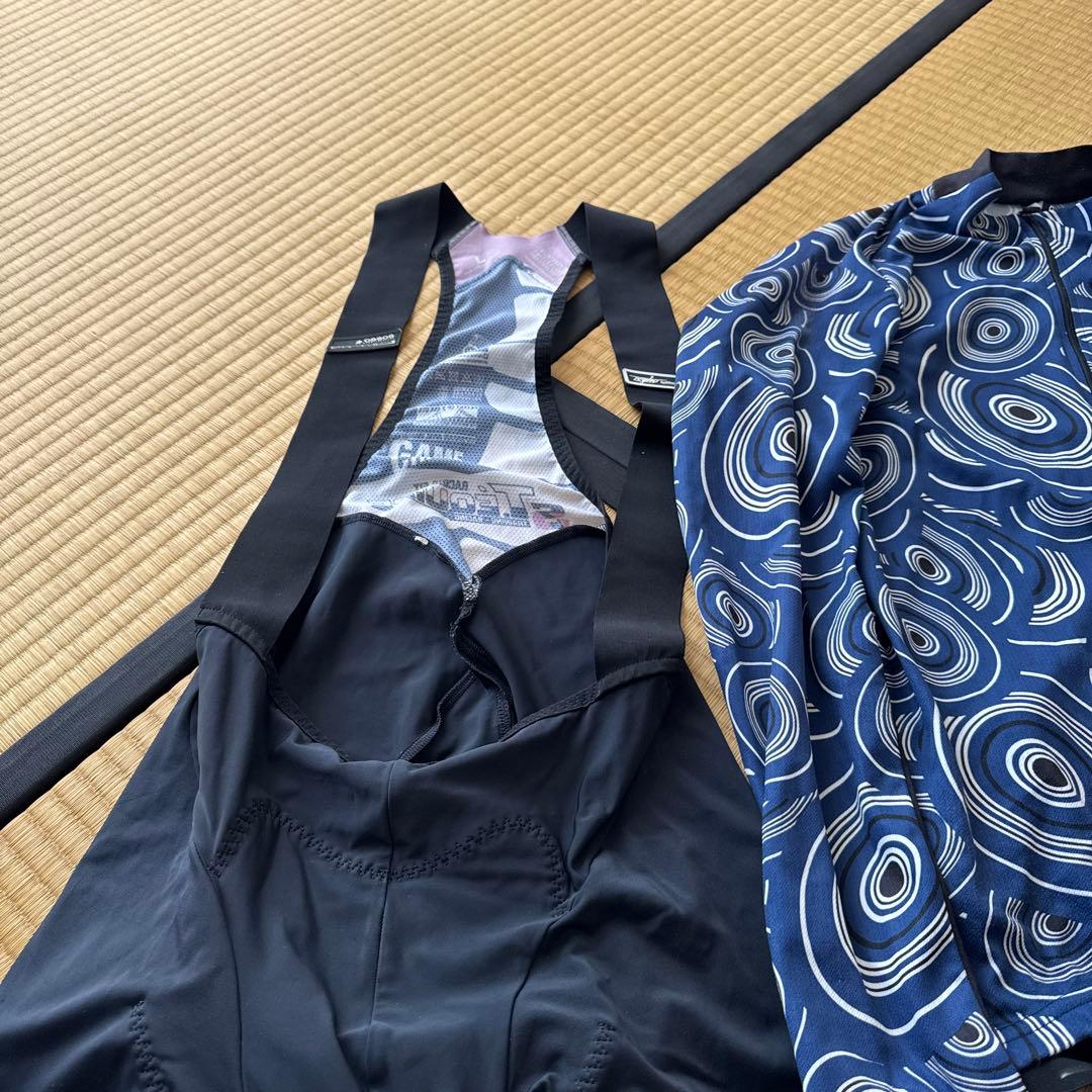 Assos スパイラルパターン ビブタイツセット