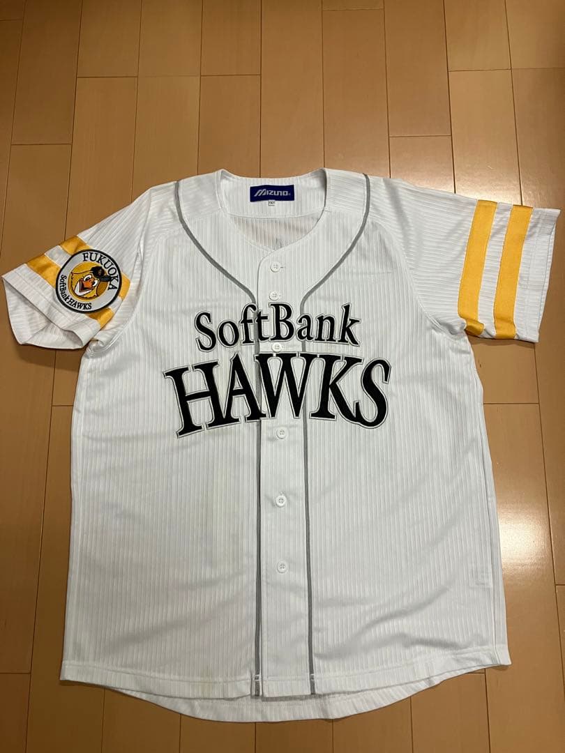 柳田悠岐　直筆サイン　ユニフォーム　福岡ソフトバンクホークス　ミズノ　レプリカ