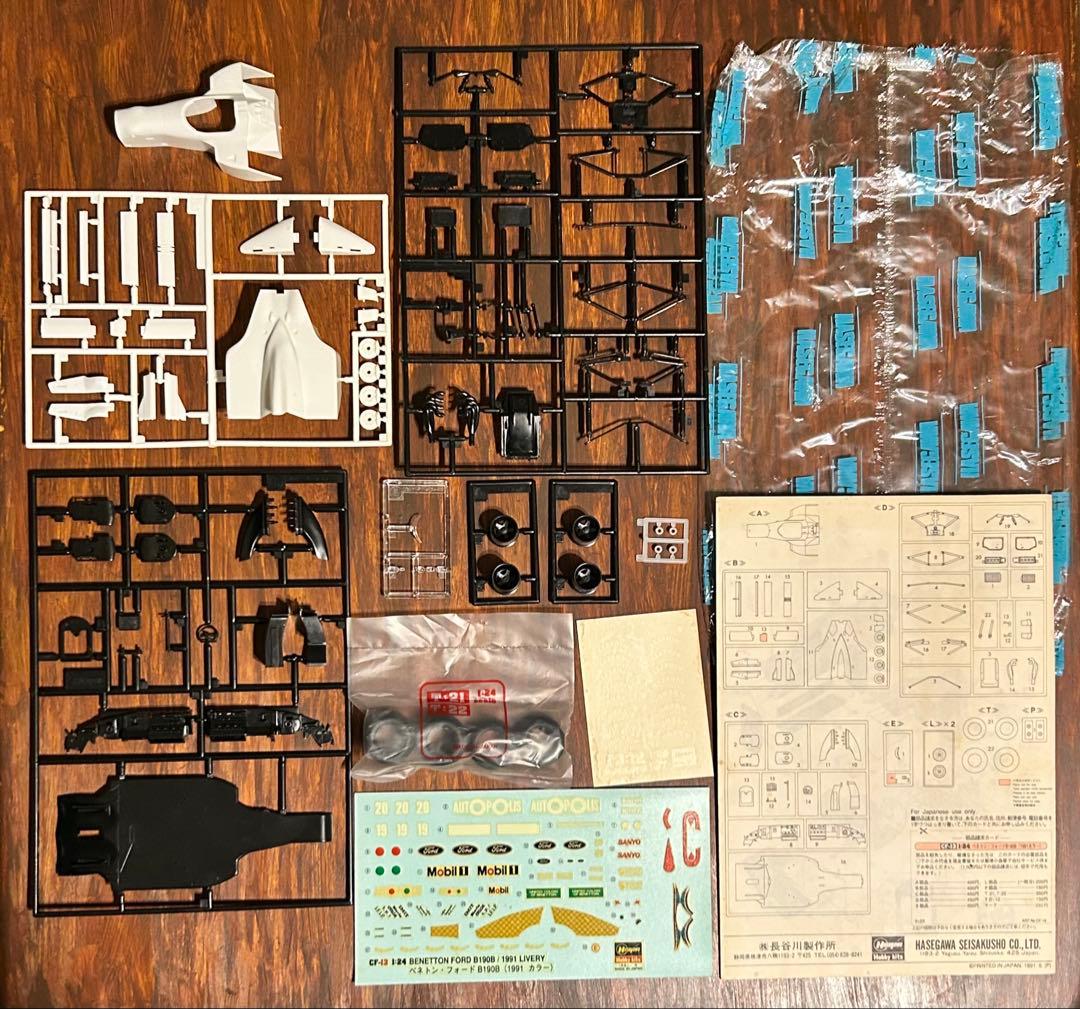 【未組立】ベネトン・フォードB190B・フェラーリ642・フェラーリF1 89