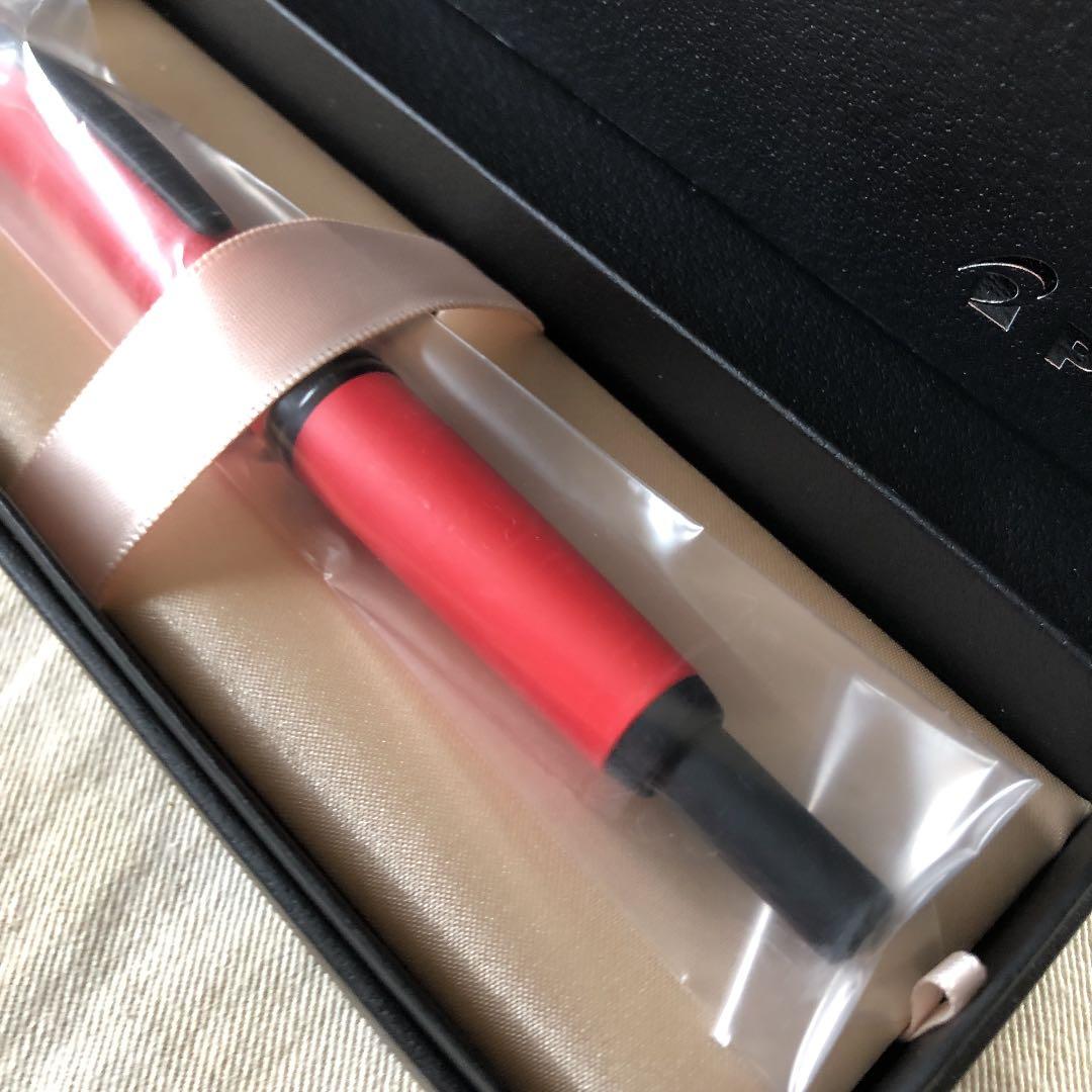 パイロット　キャップレス万年筆　とみや文具限定　赤と黒　細字　Ｆニブ