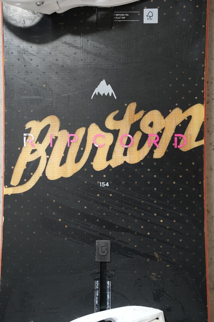 Burton スノーボード ブラック ビンディング付き