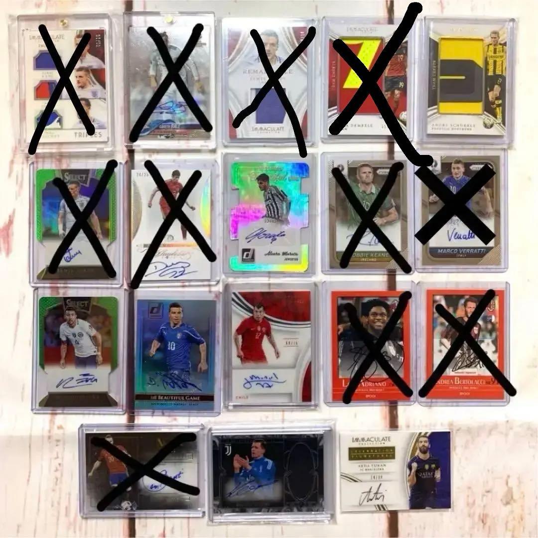 海外サッカー 直筆サイン入りカード ジャージカード