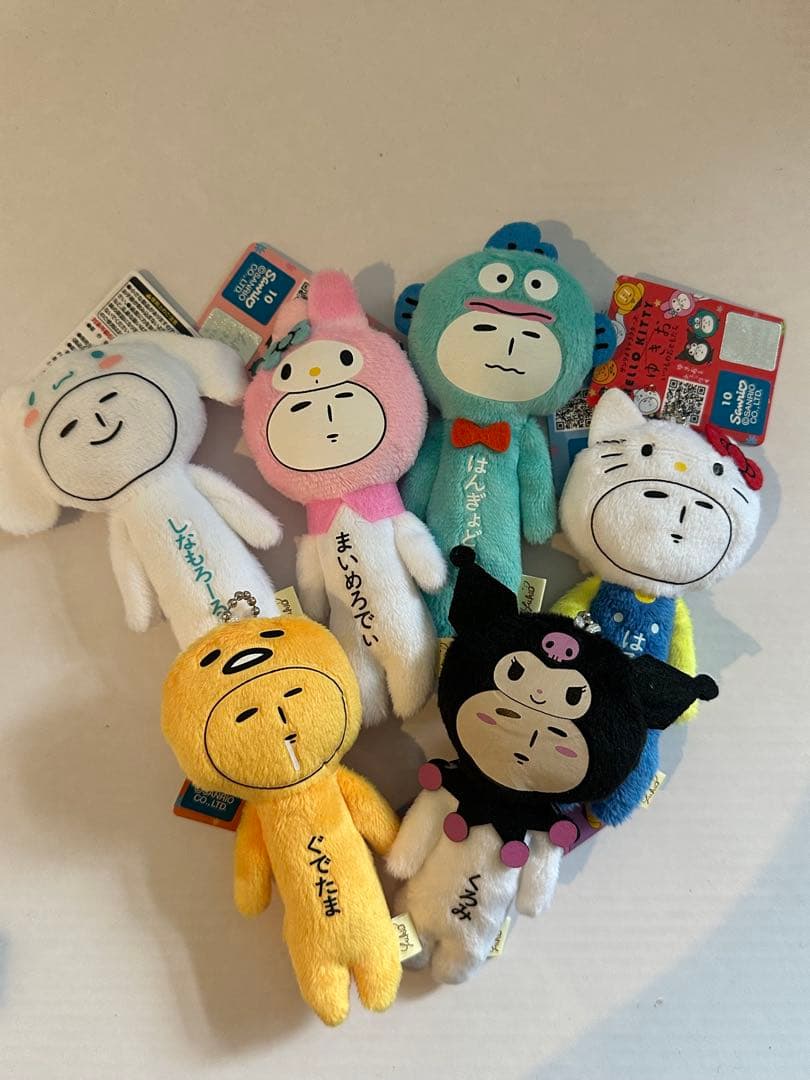 ゆきお　マスコット　サンリオキャラクターズ×ゆきお　６種セット