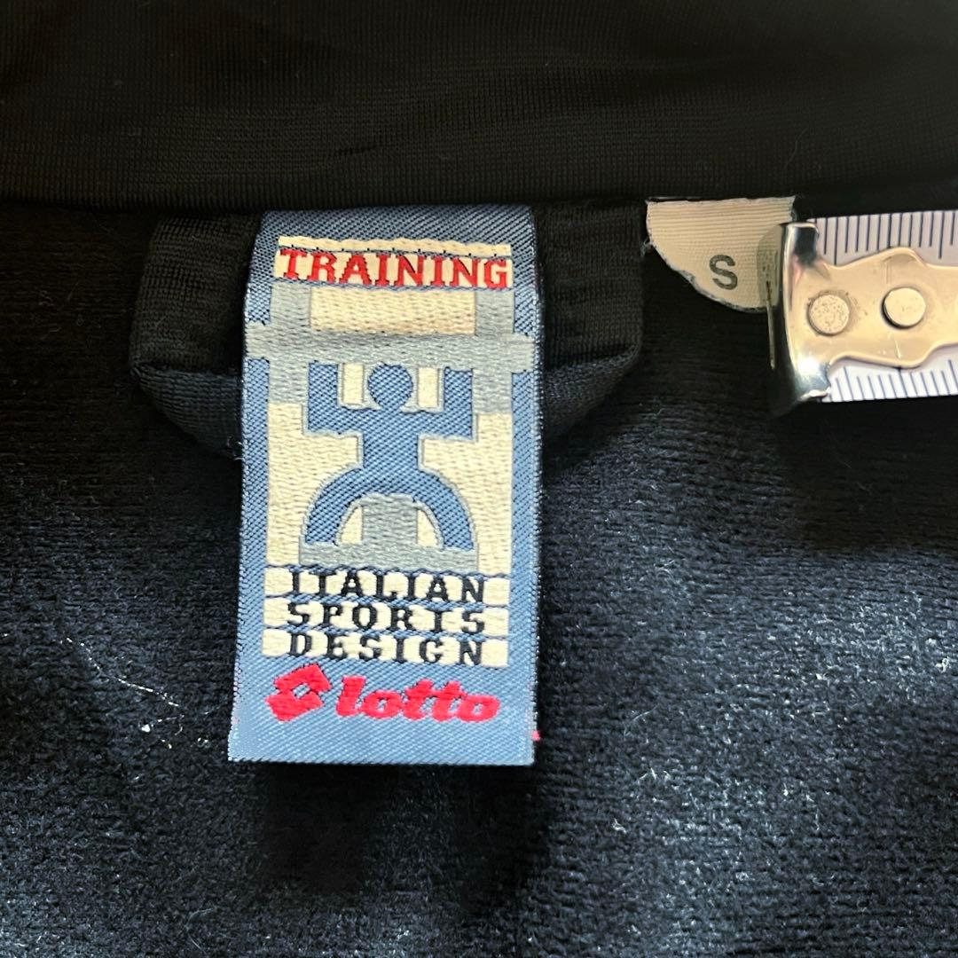 90s【Lotto】トラックジャケット BLACK S