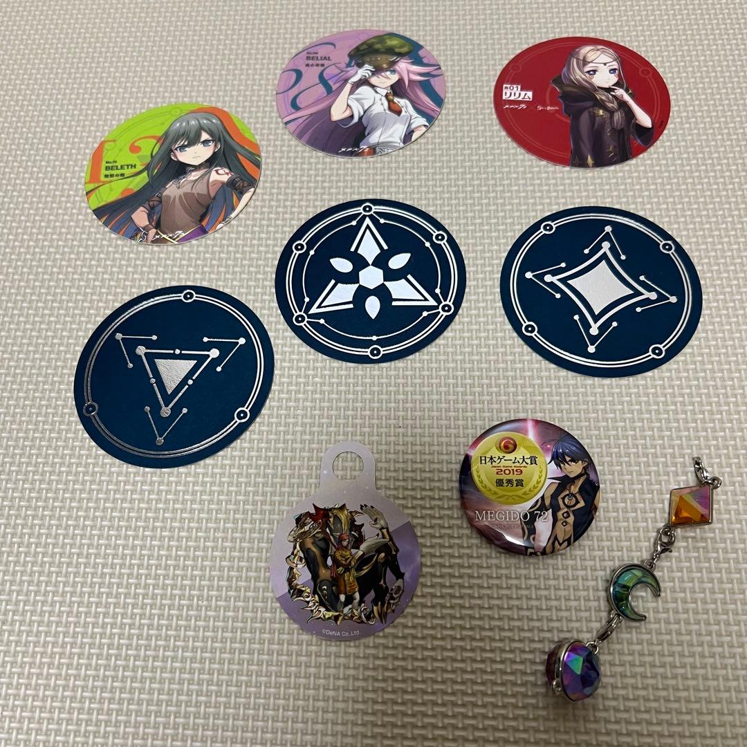 【激レア・非売品含】メギド72 グッズセット コンサート台本 缶バッジ