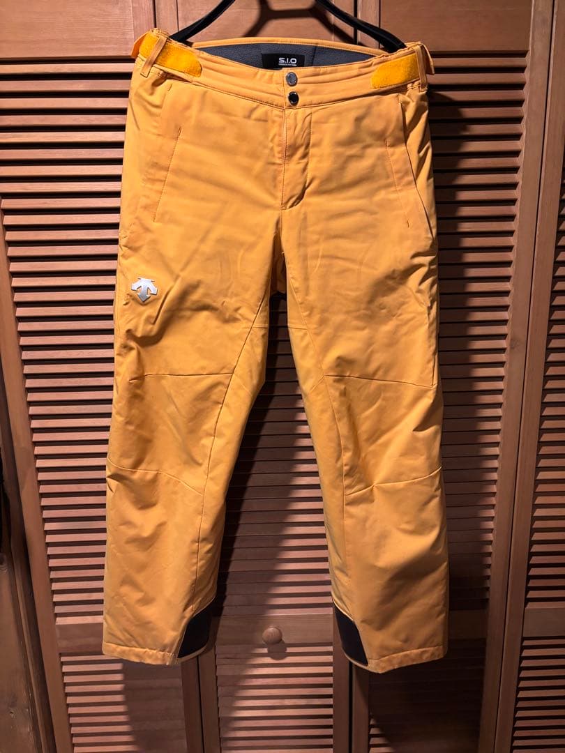 DESCENTE スキーウェア ネイビー/イエロー