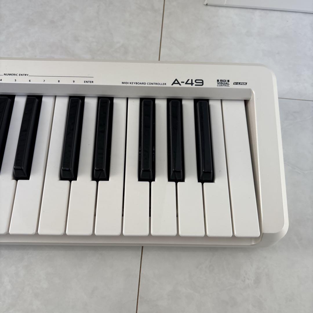 【美品】Roland A-49 ホワイト MIDIキーボード