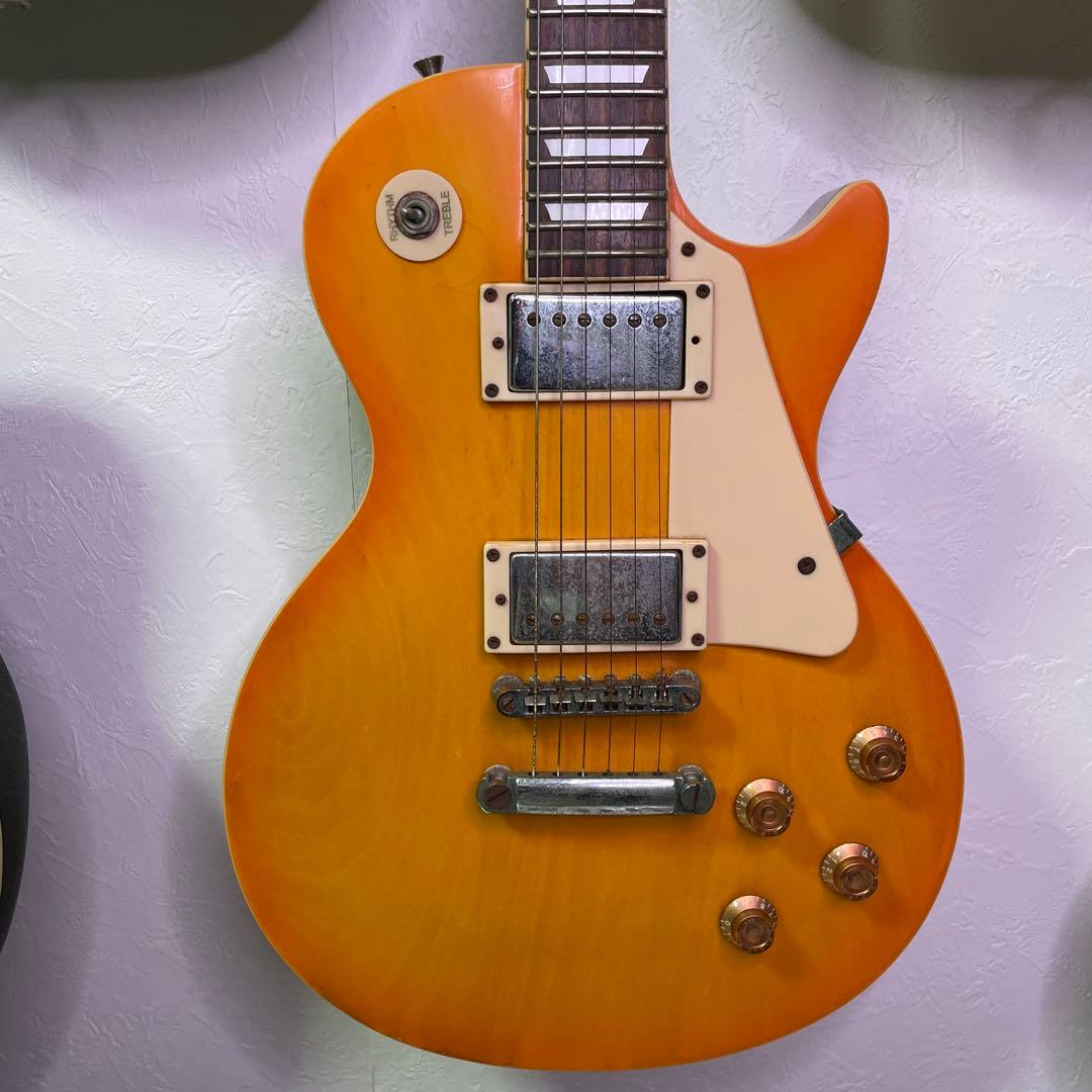 レスポールタイプ エレキギター オレンジ　Maison