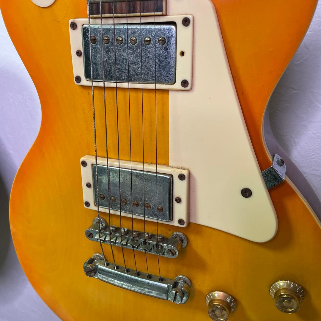 レスポールタイプ エレキギター オレンジ　Maison