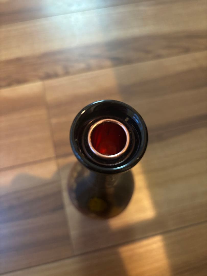 輪島塗　漆器 花瓶 黒と赤のグラデーション