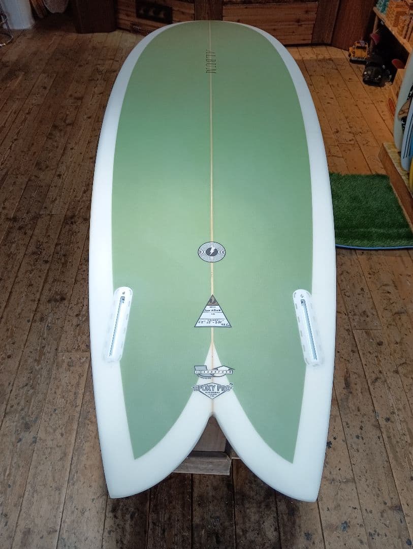 アルバムサーフボード　sunstone サンストーン　6.2 ツインフィッシュ