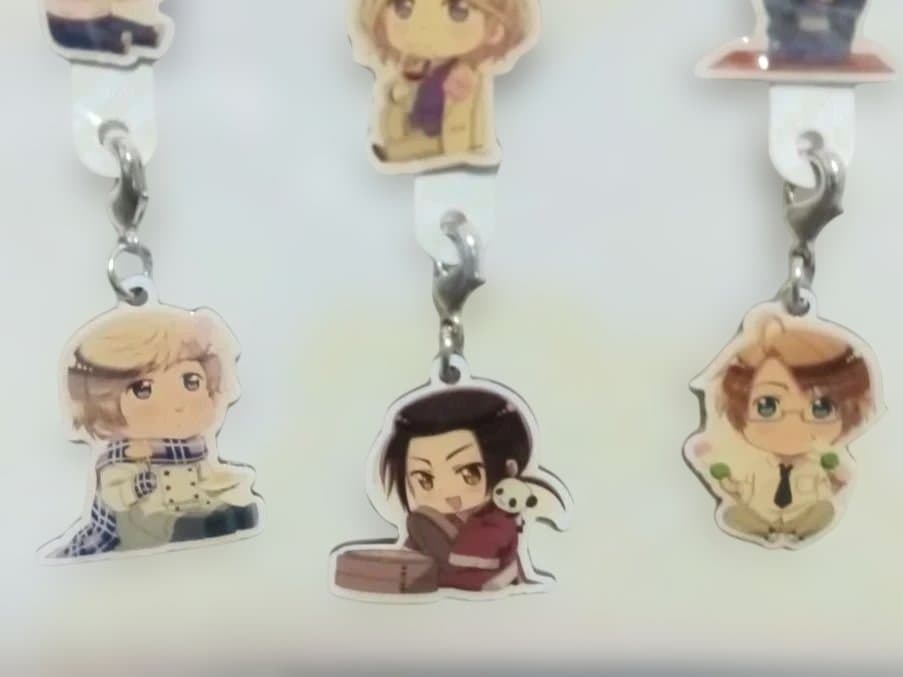 ヘタリア メタルチャームセット 8個入り