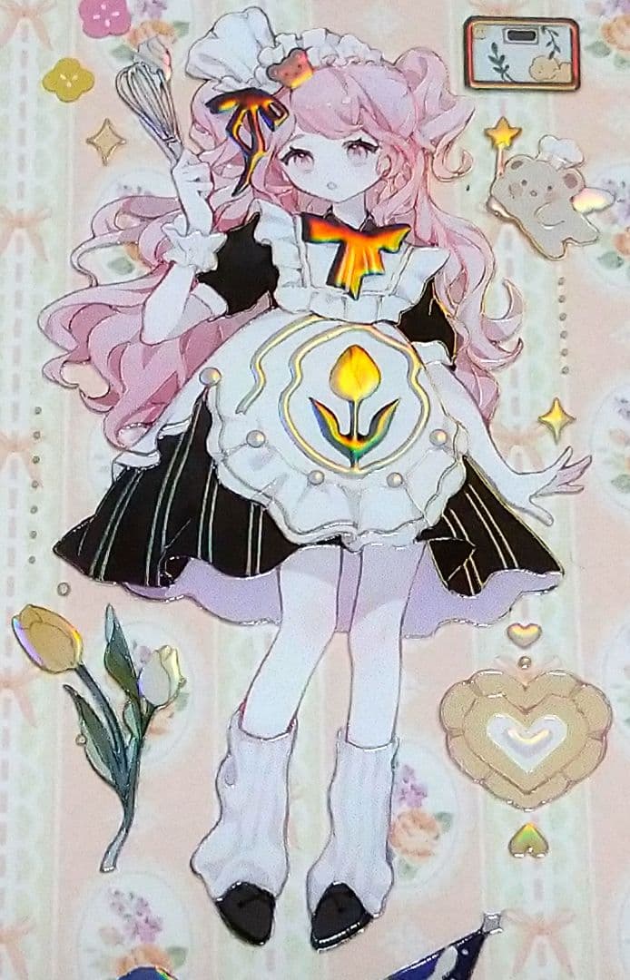 ☆SALE☆J216＃晚安(虹光)切り売り海外人物マステ女の子