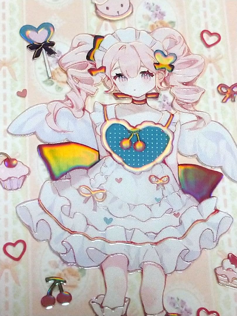 ☆SALE☆J216＃晚安(虹光)切り売り海外人物マステ女の子