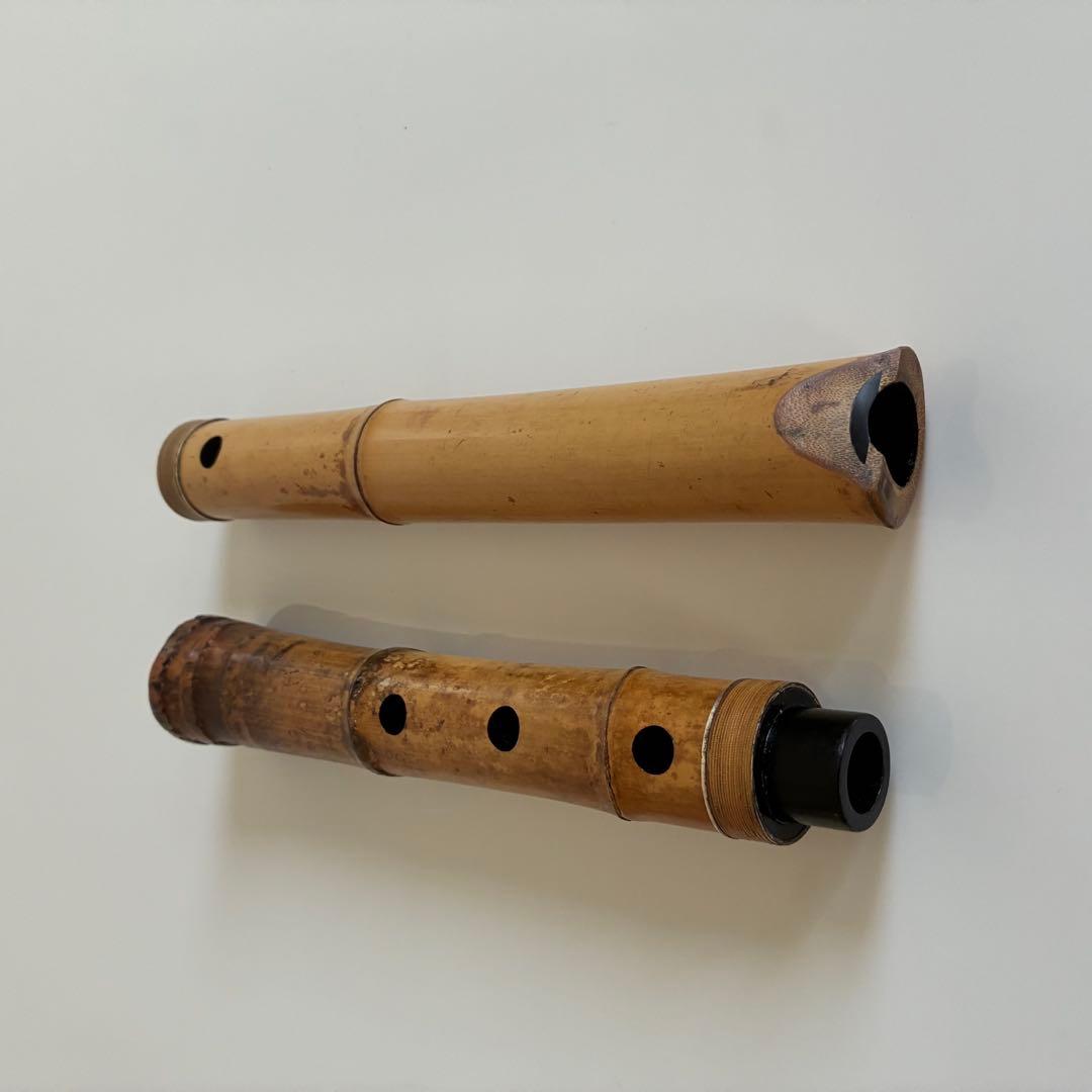 都山流1尺６寸在銘尺八２印