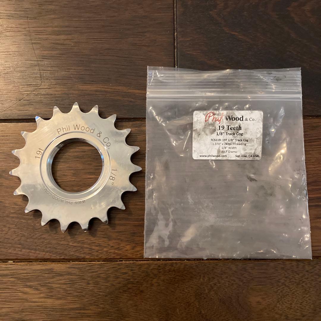 Phil Wood 19t コグ 厚歯1/8\"