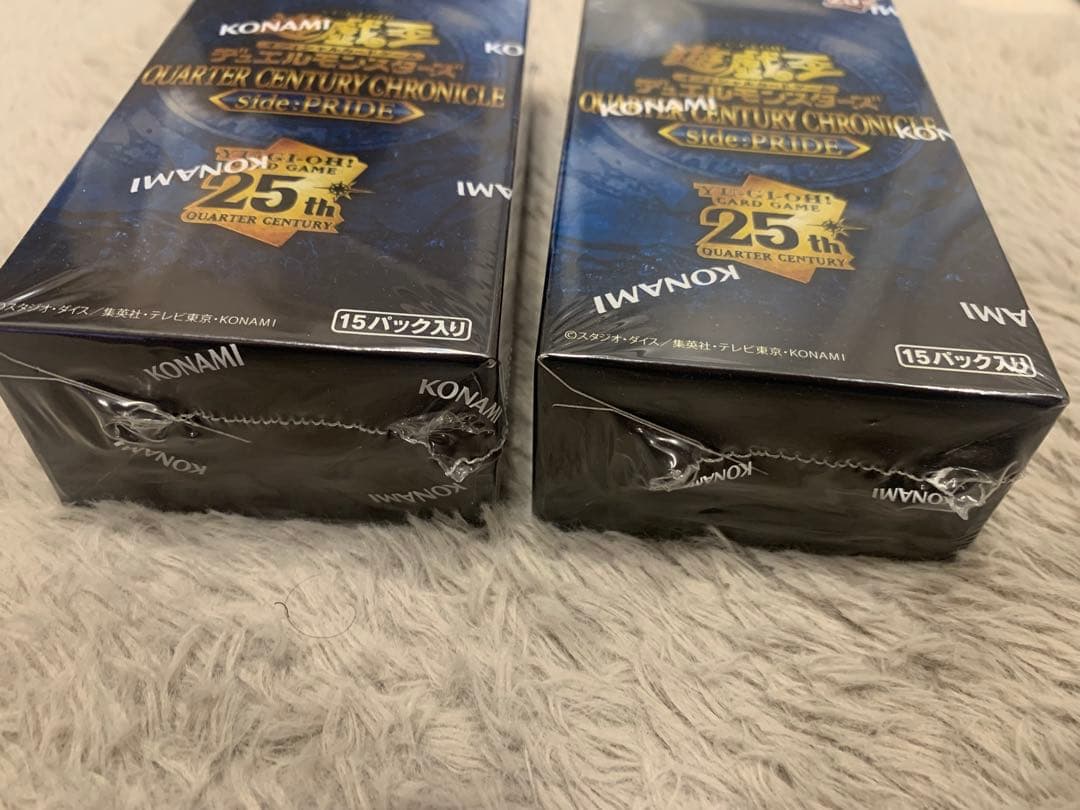 遊戯王QUARTERCENTURYCHRONICLE sidePRIDE2box