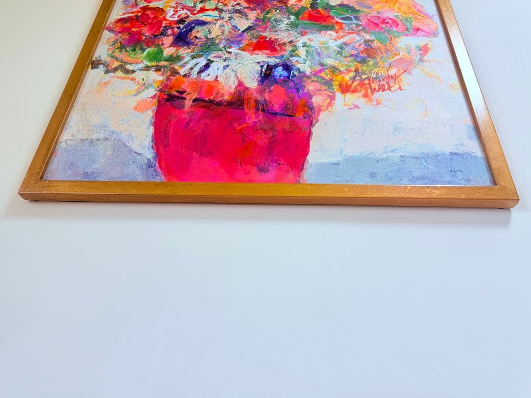 フランフラン　Francfranc　アート　花　ピンク　お値下げ不可