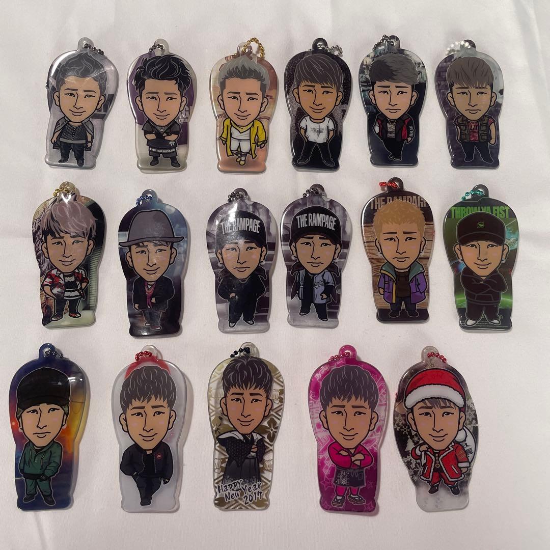 THE RAMPAGE ランペ 陣 背景あり クリアチャーム レア セット