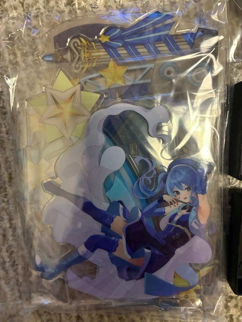 ホロライブ 星街すいせい 3周年記念 缶バッジ　アクリルスタンド キーホルダー