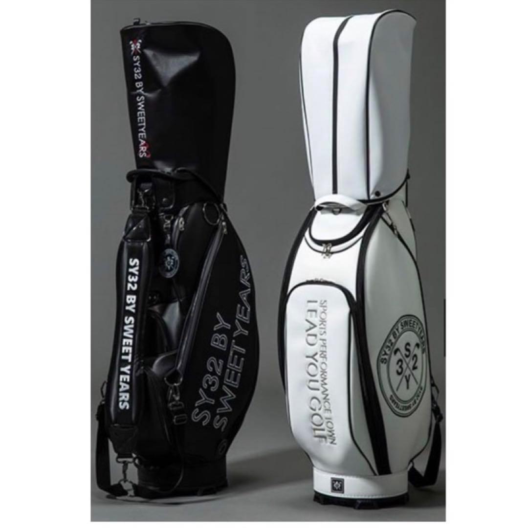 【新品】廃盤品 キャディバッグ SY32 BY SWEET YEARS ホワイト