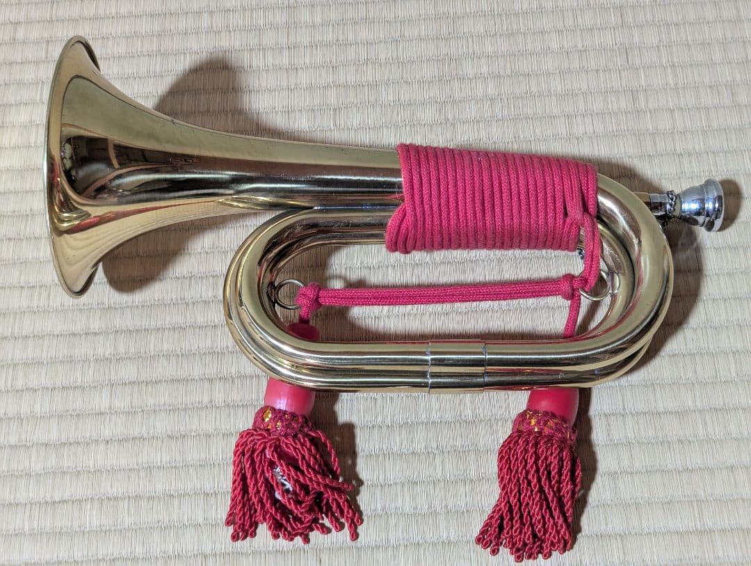 MAXTONE マックストーン　信号ラッパ 3つ巻 ゴールド仕上げ 中古