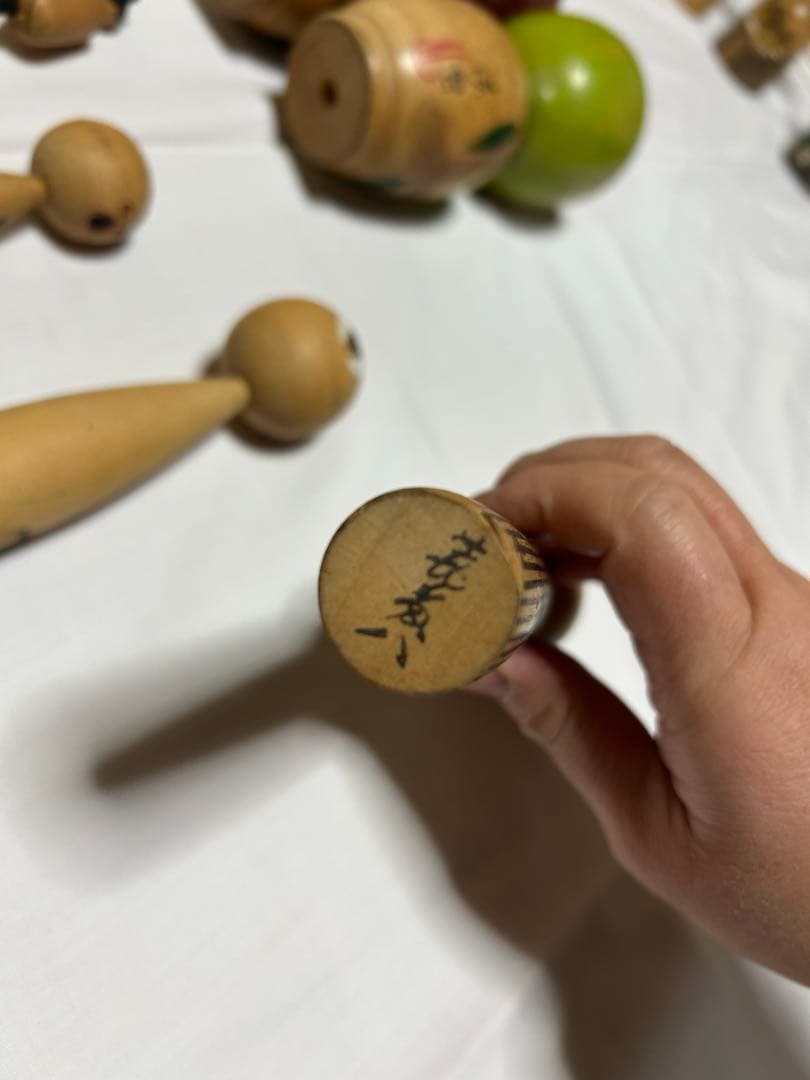 伝統的な木製こけし人形コレクション　まとめ売り41体