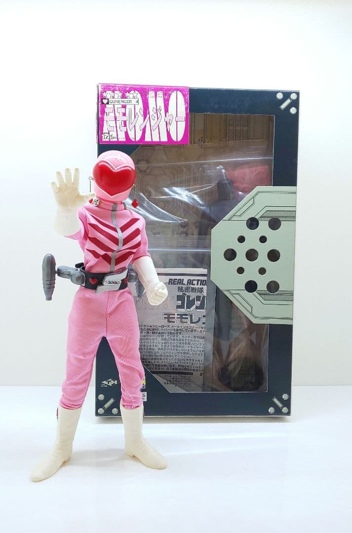 約30cm可動♥️RAH④♦️モモレンジャー(改)✨昭和/特撮/メディコムトイ☆