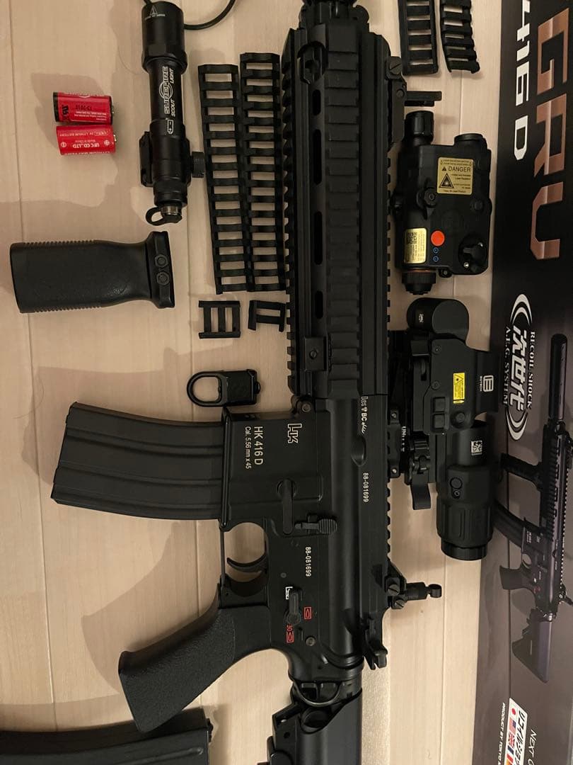 東京マルイHK416 DEVGRU次世代電動ガン＆豪華カスタムフルセット,即戦力