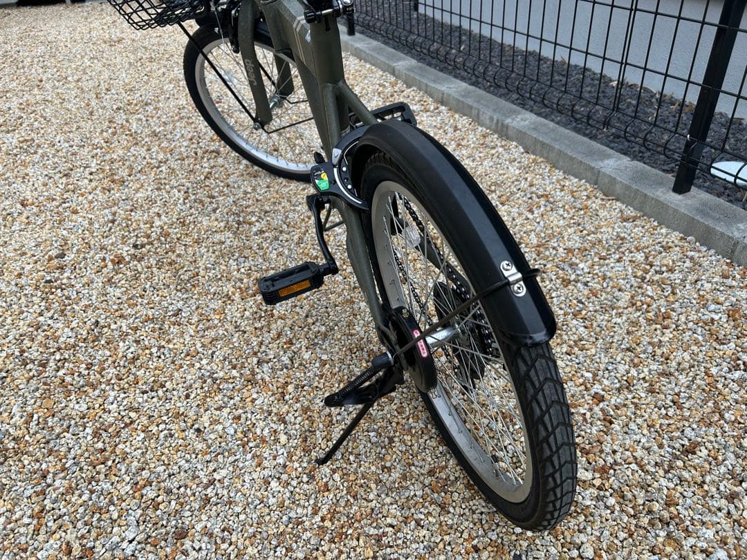 Jeep 折りたたみ自転車 オリーブグリーン