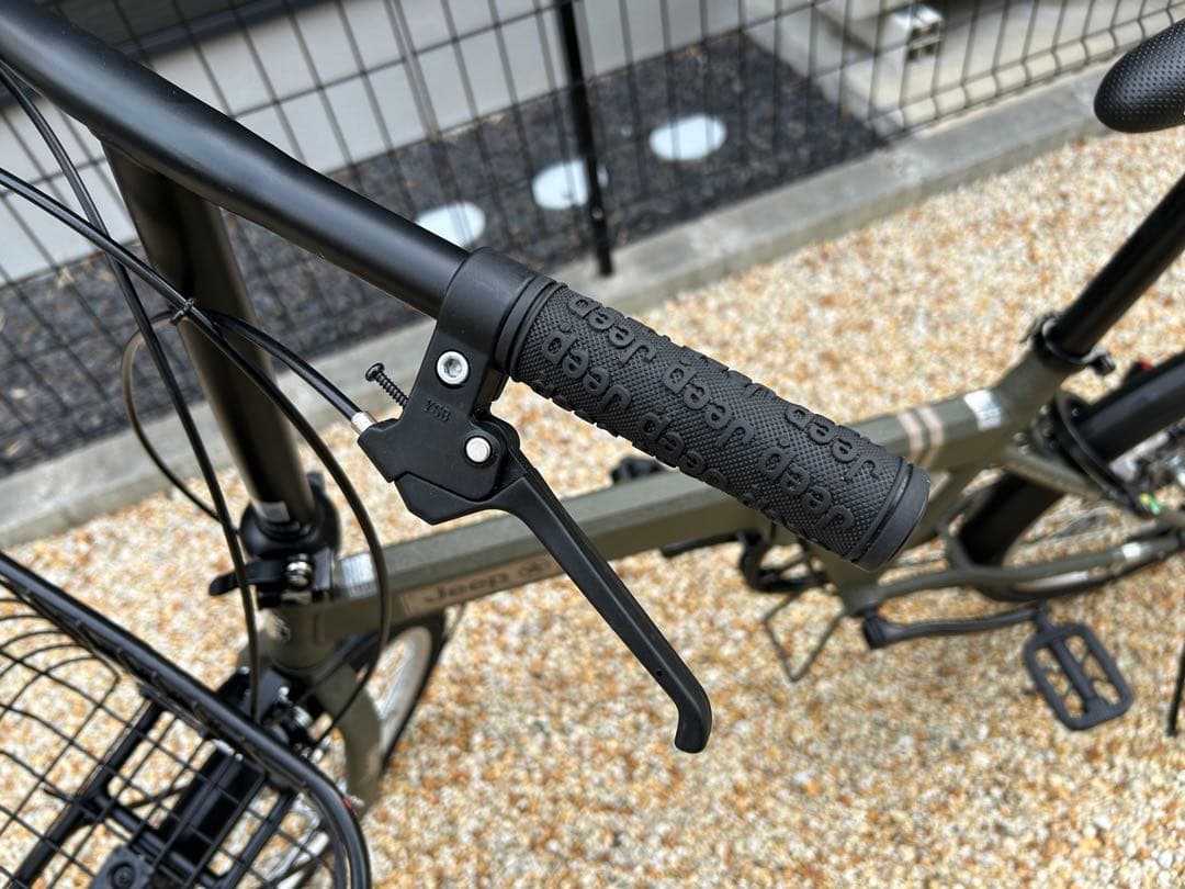 Jeep 折りたたみ自転車 オリーブグリーン