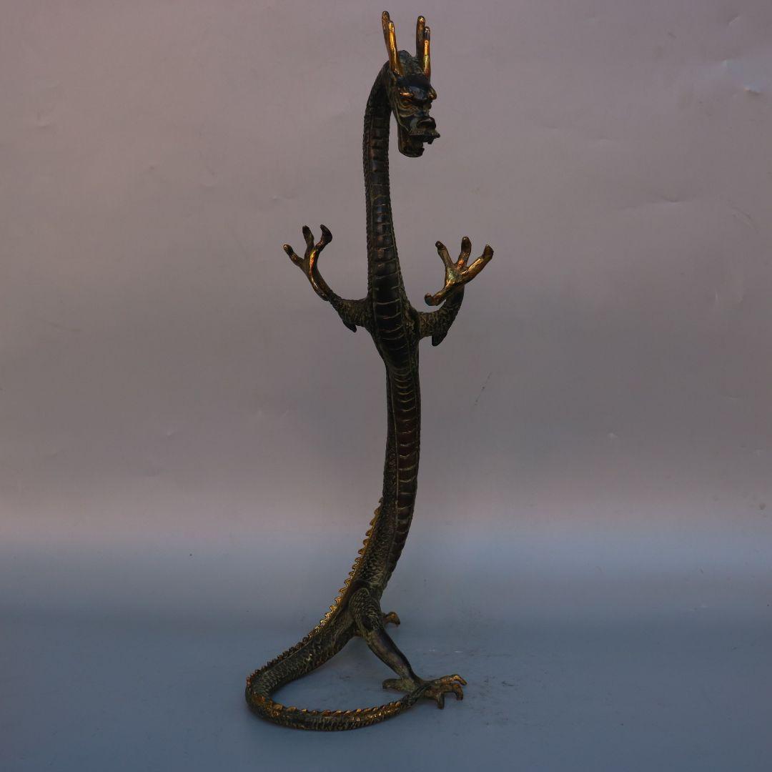 竜 銅 細工 装飾品 工芸品 美術品 置物