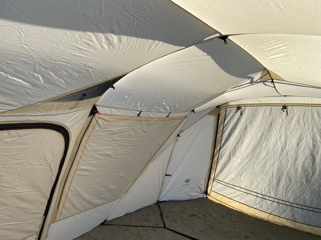 雪峰祭ランドロックPro アイボリー　専用マット、シート付　インナーテント未使用