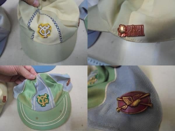 AKa6780　サングラス付子供用帽子　２個　子供用帽子　６個　セット　当時物