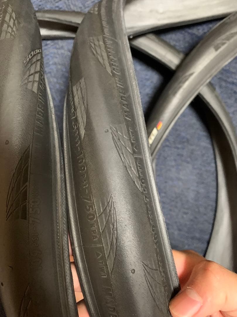【中古】コンチネンタル　GP5000TL 25c チューブレスタイヤ２本セット