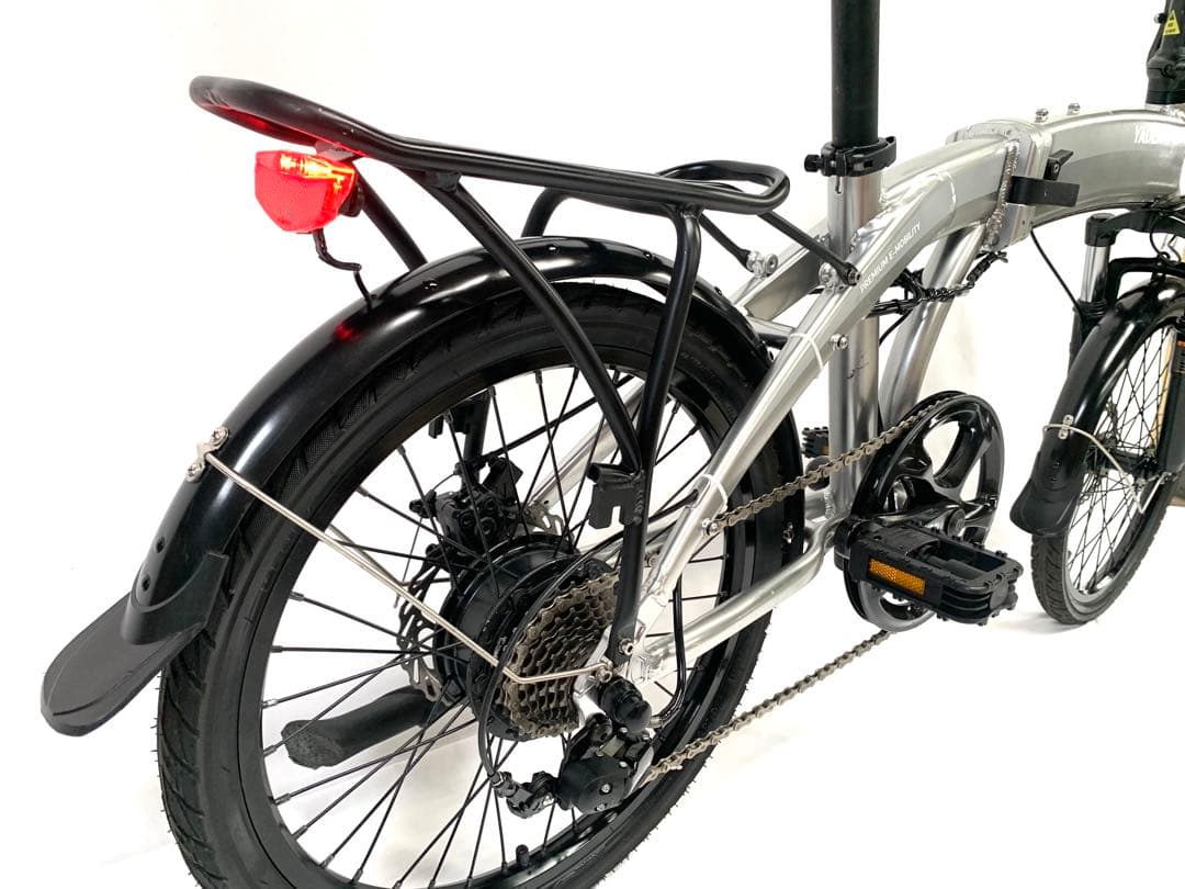 【即乘】送料無料 YADEA ディスク式MTB 折り畳み電動自転車 動作確認済