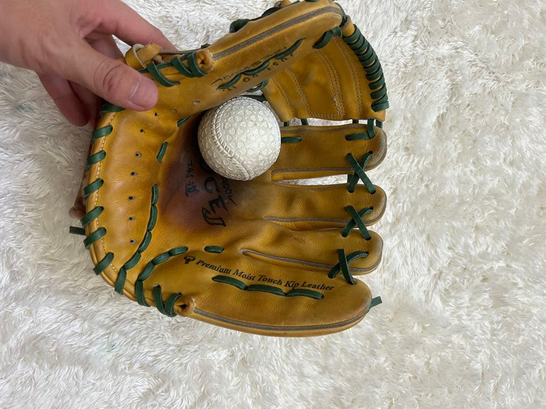 Nike 硬式キップレザーグローブ イエロー