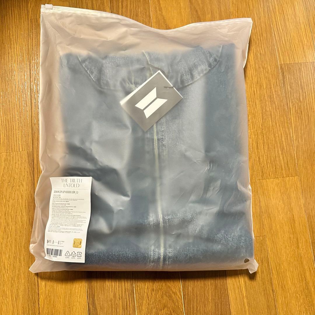 ジミン　展示会　デニムフーディ　L