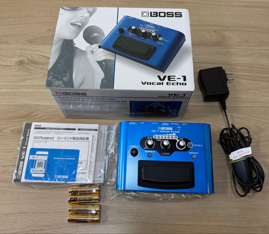 【新品同様・おまけ純正アダプター付き】BOSS VE-1 & PSA-100