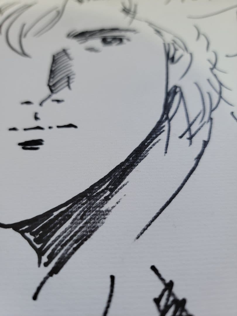 【直筆サイン色紙】北条司　シティーハンター　冴羽獠